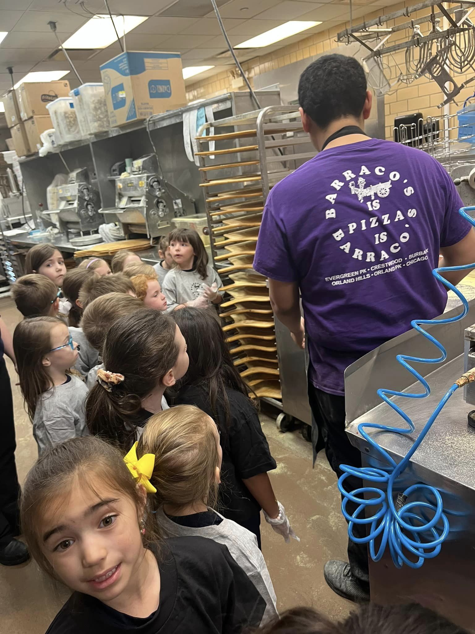 Kindergarten Field Trip to Barracos Pizza St Linus School