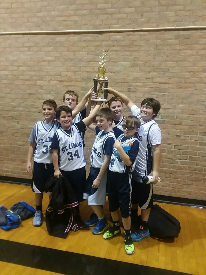 5th Grade Boys’ Basketball has Tournament Success St. Linus School
